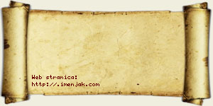 Anđela Mandarić vizit kartica